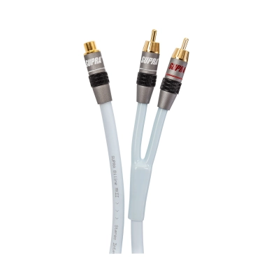 Розгалужувач RCA Supra Y-LINK 1RCA-2RCA FM Blue 25cm