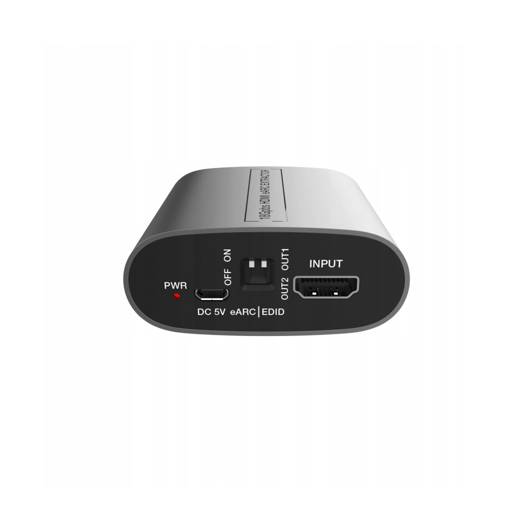 Аудіо екстрактор HDMI eARC ARC AirBase HD-MB08 18Gbps Аудіо екстрактор HDMI eARC ARC AirBase HD-MB08 18Gbps