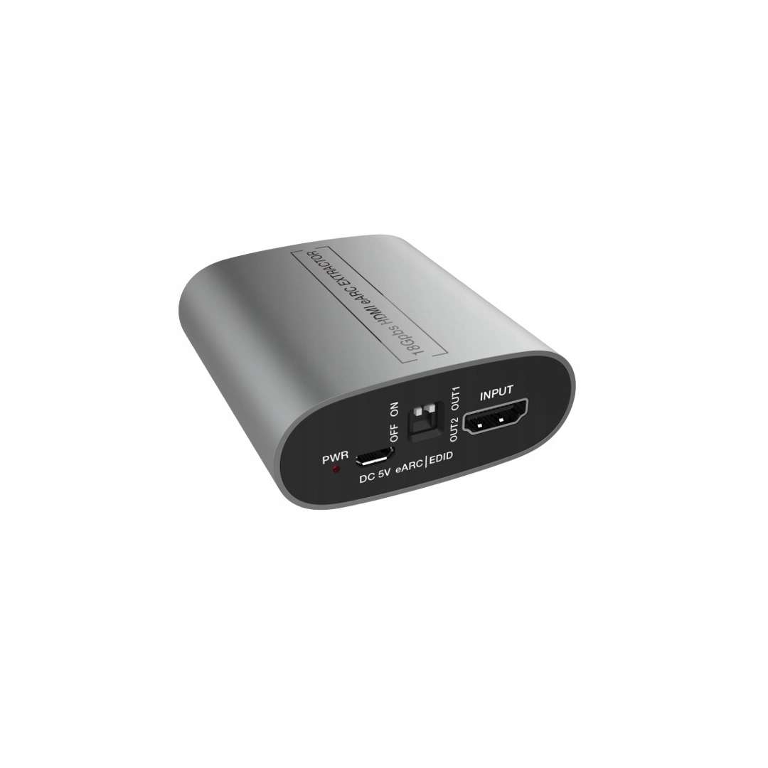 Аудіо екстрактор HDMI eARC ARC AirBase HD-MB08 18Gbps Аудіо екстрактор HDMI eARC ARC AirBase HD-MB08 18Gbps