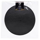 Audio Anatomy Slipmat Leather - Black - Diameter 295Mm - Thickness 1,5Mm