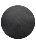 Audio Anatomy Slipmat Leather - Black - Diameter 295Mm - Thickness 1,5Mm