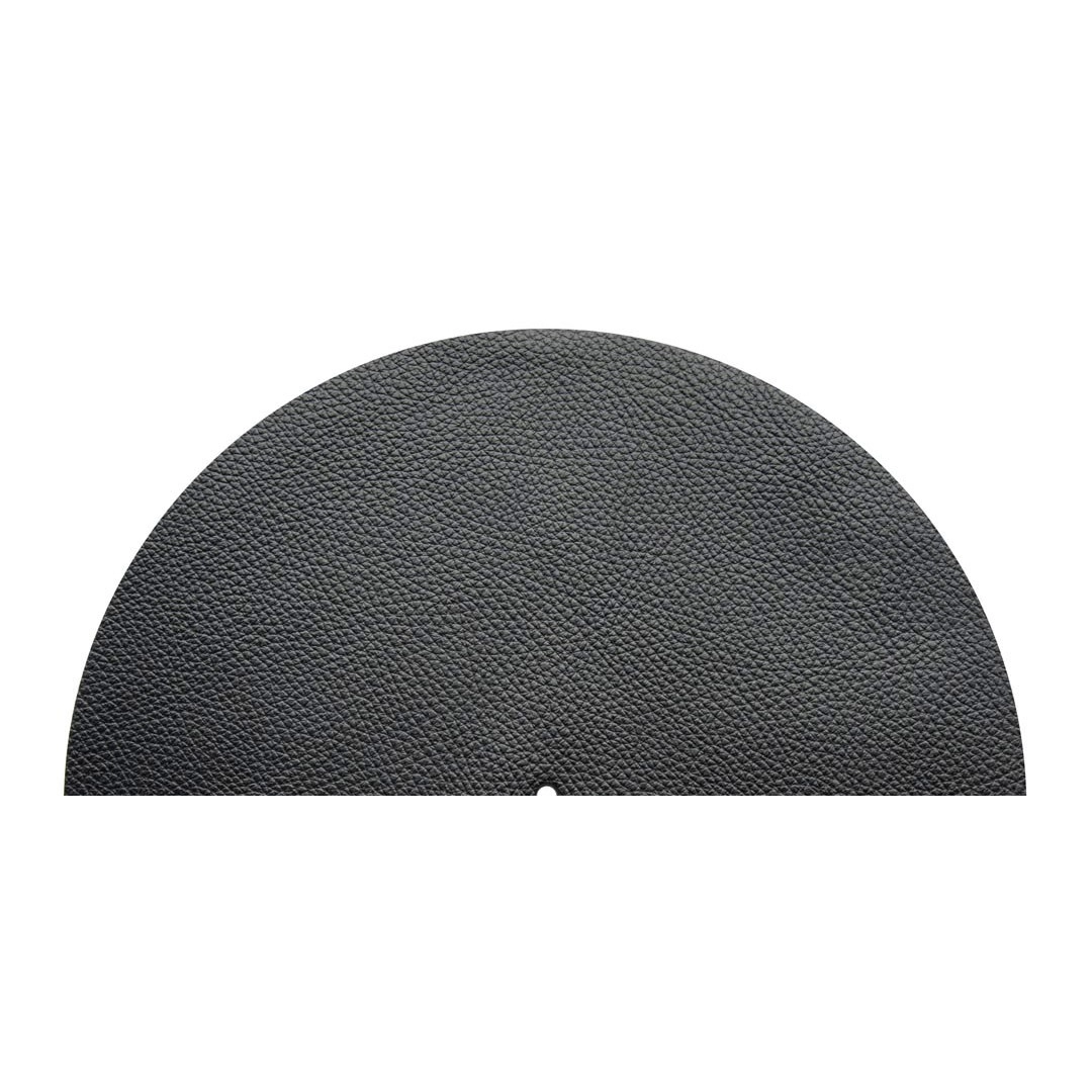 Audio Anatomy Slipmat Leather - Black - Diameter 295Mm - Thickness 1,5Mm