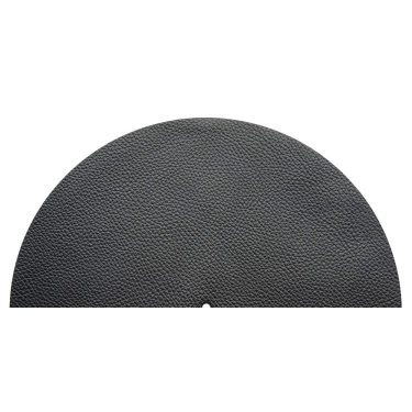 Audio Anatomy Slipmat Leather - Black - Diameter 295Mm - Thickness 1,5Mm