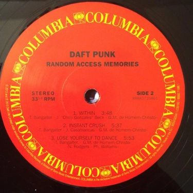 Вініловий диск LP2 Daft Punk: Random Access Memories