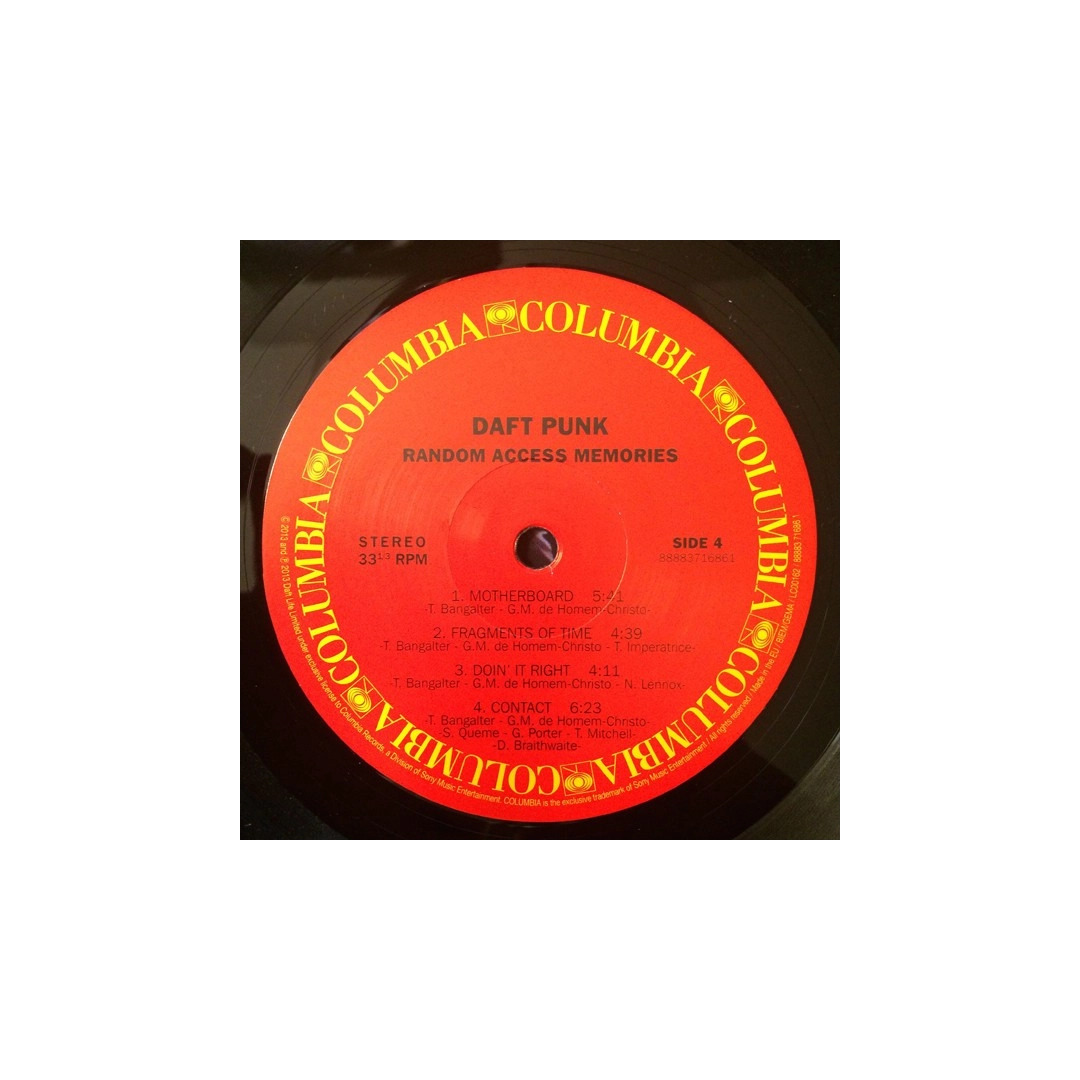 Вініловий диск LP2 Daft Punk: Random Access Memories