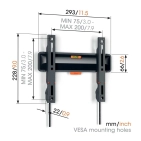 Vogel's TVM 3203 фіксований кронштейн для телевізора Vogel's TVM 3203 фіксований кронштейн для телевізора