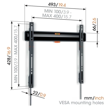 Vogel's TVM 3403 фіксований кронштейн для телевізора