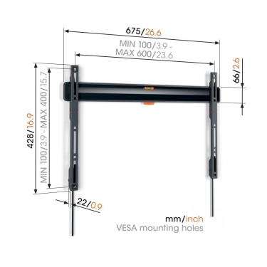 Vogel's TVM 3603 фіксований кронштейн для телевізора