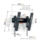 Vogel's TVM 3213 настінний похилий кронштейн для телевізорів Vogel's TVM 3213 настінний похилий кронштейн для телевізорів