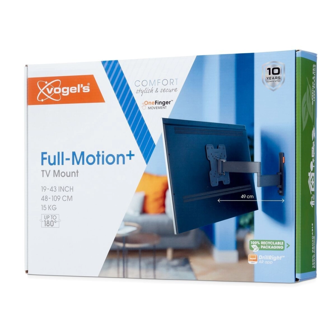Vogel's TVM 3243 настінний шарнірний кронштейн для телевізорів (чорний) Vogel's TVM 3243 настінний шарнірний кронштейн для телевізорів (чорний)