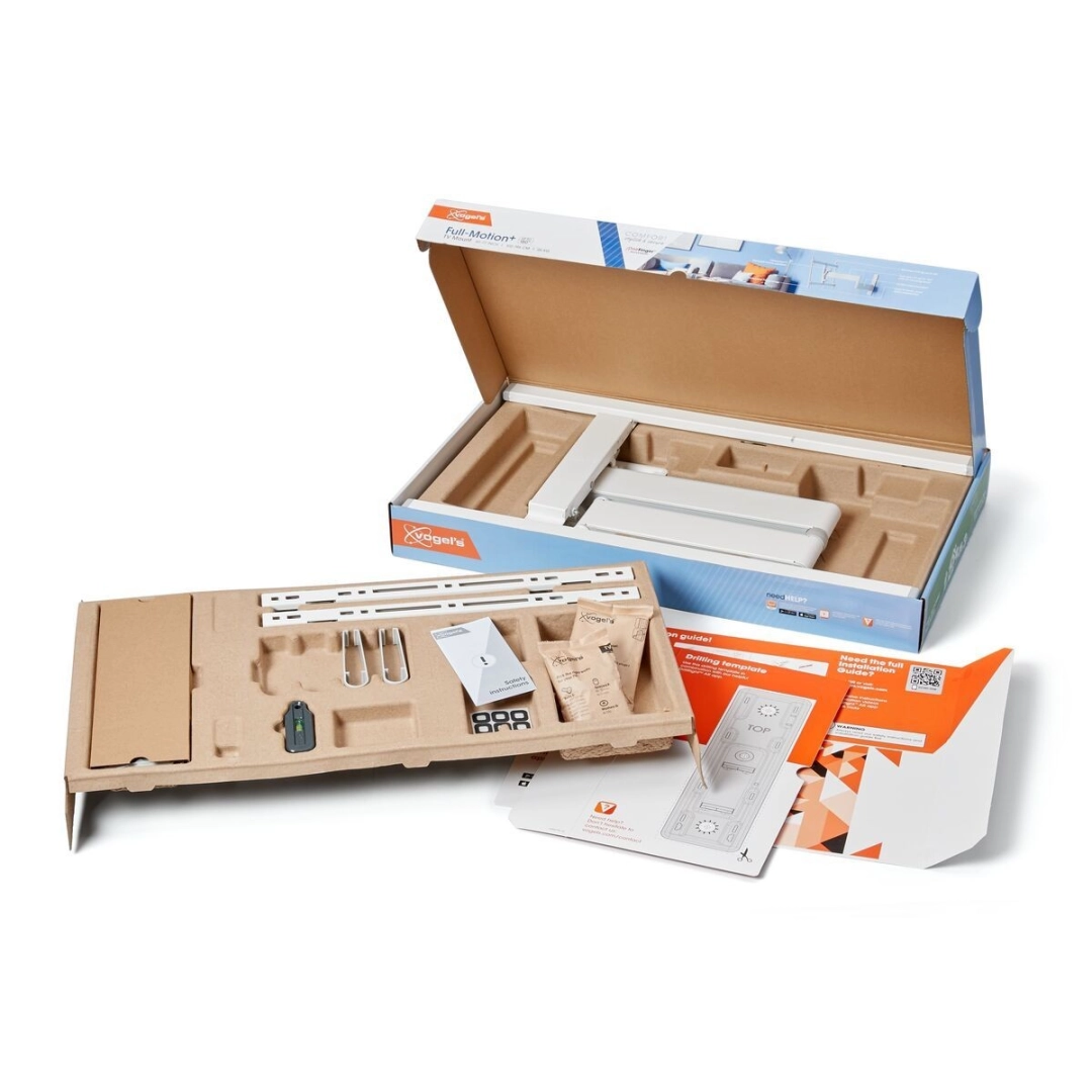 Vogel's TVM 3623 настінний шарнірний кронштейн для телевізорів Білий