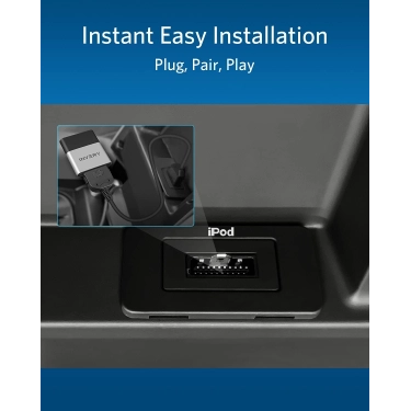 INVERY Airdual-Landrover Bluetooth 5.0 aptX-HD адаптер для Land Rover, Range Rover, Jaguar iPod iPhone музичний інтерфейс