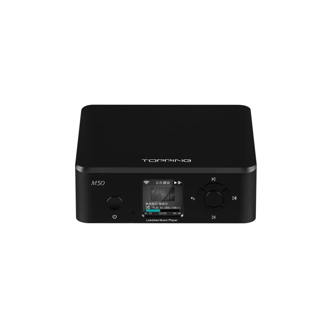 Цифровий музичний Bluetooth плеєр з підтримкою DSD256 PCM 24bit384kHz HiFi Topping M50 Black