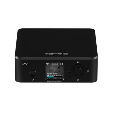 Цифровий музичний Bluetooth плеєр з підтримкою DSD256 PCM 24bit384kHz HiFi Topping M50 Black
