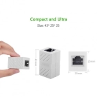 З'єднувач кручений пари Cat7/6/5e Ugreen RJ45 20311 (Білий) З'єднувач кручений пари Cat7/6/5e Ugreen RJ45 20311 (Білий)