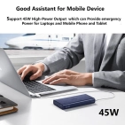 Повербанк UGREEN 20000mAh PD 45W Fast Charging Dual Type-C Female/USB-A Female Повербанк UGREEN 20000mAh PD 45W Fast Charging Dual Type-C Female/USB-A Female