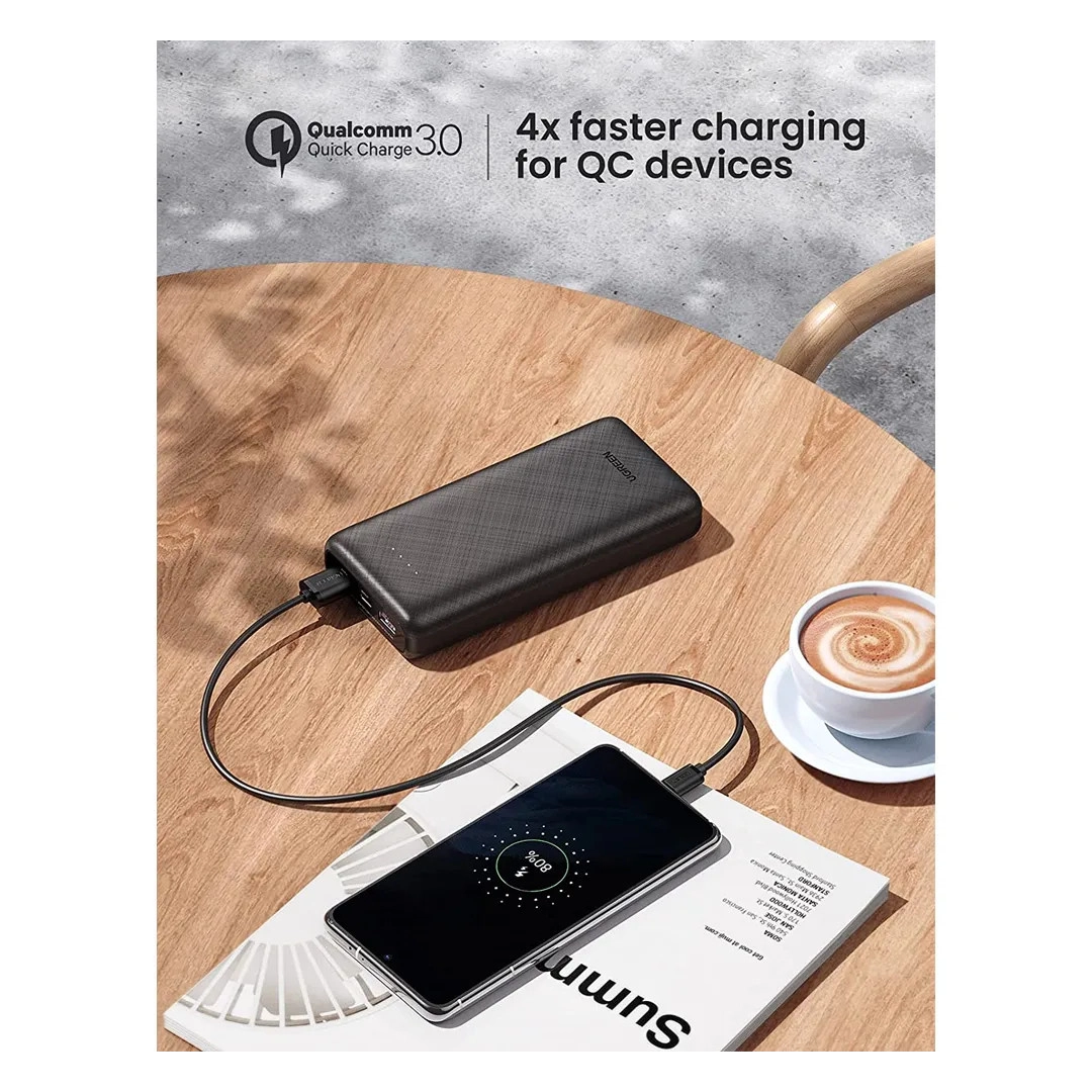 Повербанк Ugreen PB175 20000mAh PD 20W Black