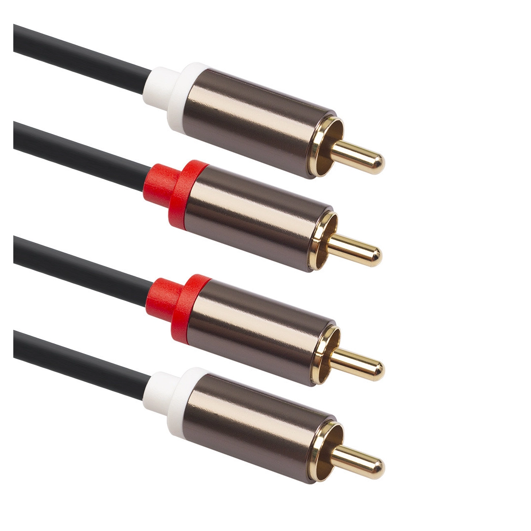 Stereo cable 2RCA-2RCA 1m AirBase BL-2RCA-2RCA-1