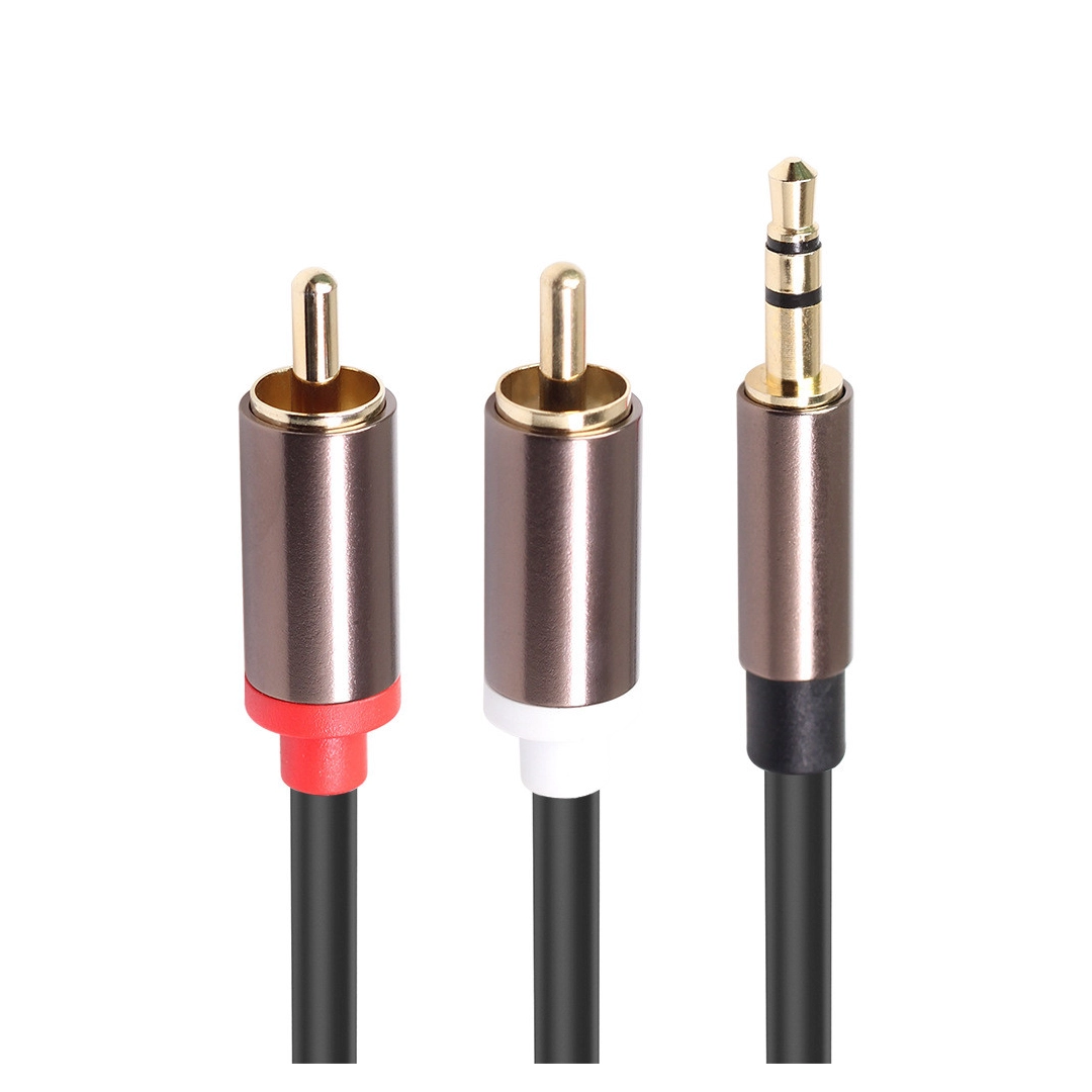 Стерео кабель 3.5-2RCA 1m AirBase BL-3.5-2RCA-1 Стерео кабель 3.5-2RCA 1m AirBase BL-3.5-2RCA-1