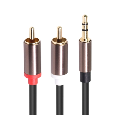 Стерео кабель 3.5-2RCA 1m AirBase BL-3.5-2RCA-1