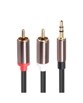 Стерео кабель 3.5-2RCA 1m AirBase BL-3.5-2RCA-1