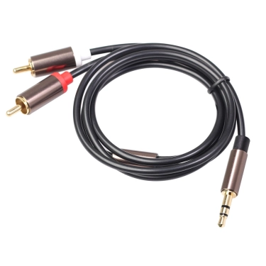 Стерео кабель 3.5-2RCA 1m AirBase BL-3.5-2RCA-1