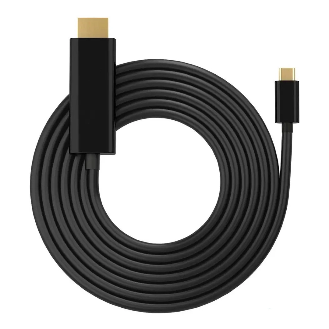 Кабель USB Type C-HDMI AirBase USBC-1, 1.8 м, підтримка 4K@30hz Кабель USB Type C-HDMI AirBase USBC-1, 1.8 м, підтримка 4K@30hz