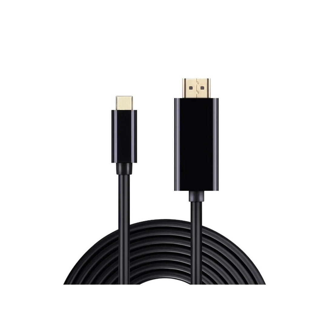 Кабель USB Type C-HDMI AirBase USBC-1, 1.8 м, підтримка 4K@30hz Кабель USB Type C-HDMI AirBase USBC-1, 1.8 м, підтримка 4K@30hz