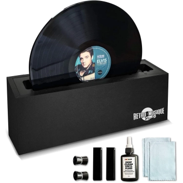 Система очищення вінілових платівок Retro Musique Record Cleaning System Vinyl