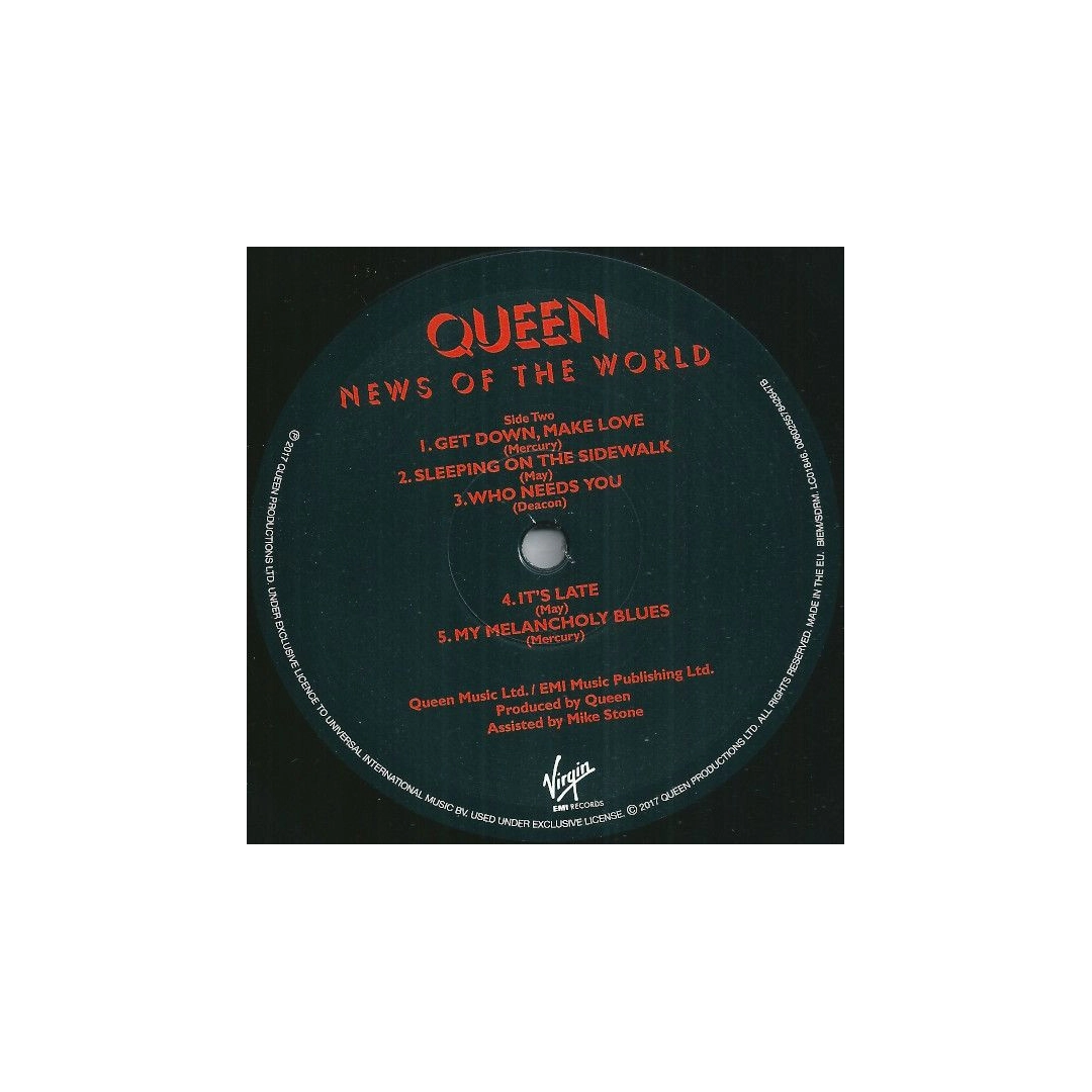 Box-set Queen: News Of The World (LP, 3xCD, DVD)