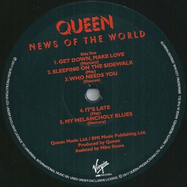 Box-set Queen: News Of The World (LP, 3xCD, DVD)