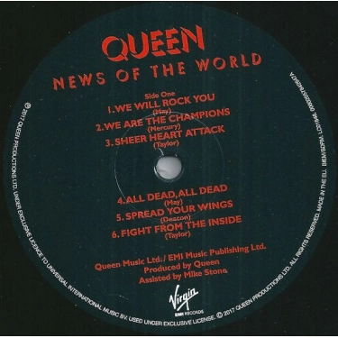 Box-set Queen: News Of The World (LP, 3xCD, DVD)