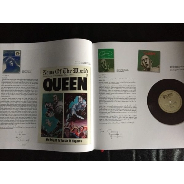 Box-set Queen: News Of The World (LP, 3xCD, DVD)