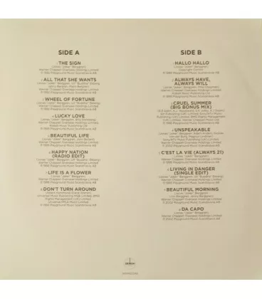 Вінілова платівка LP Ace Of Base: Gold - Gold Vinyl