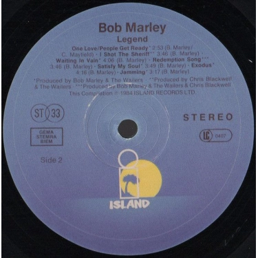 Вінілова платівка LP Bob Marley & The Wailers: Legend
