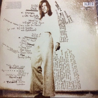Вінілова платівка LP David Bowie: Hunky Dory (Picture Disc)