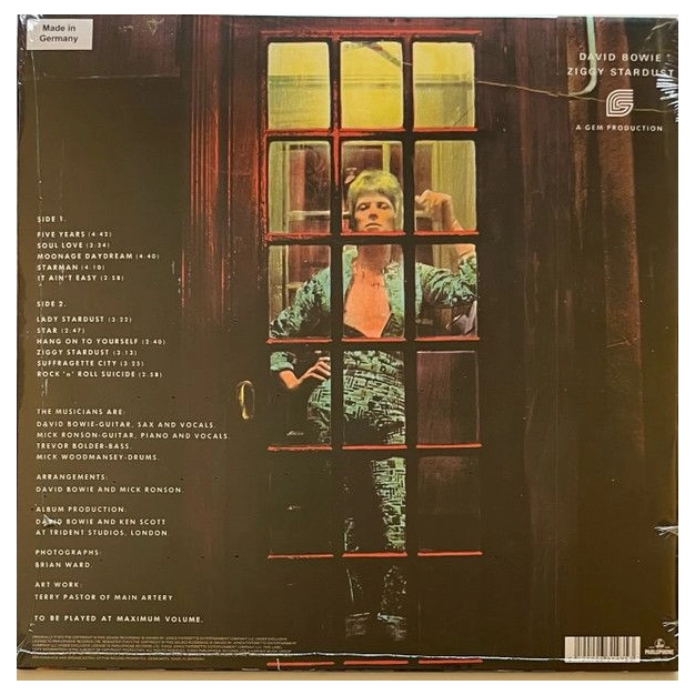 Вінілова платівка LP David Bowie: The Rise And Fall Of Ziggy Stardust And The Spiders From Mars