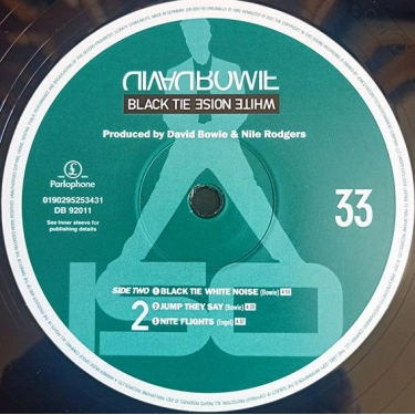 Вінілова платівка LP2 David Bowie: Black Tie White Noise