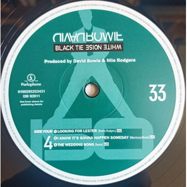 Вінілова платівка LP2 David Bowie: Black Tie White Noise