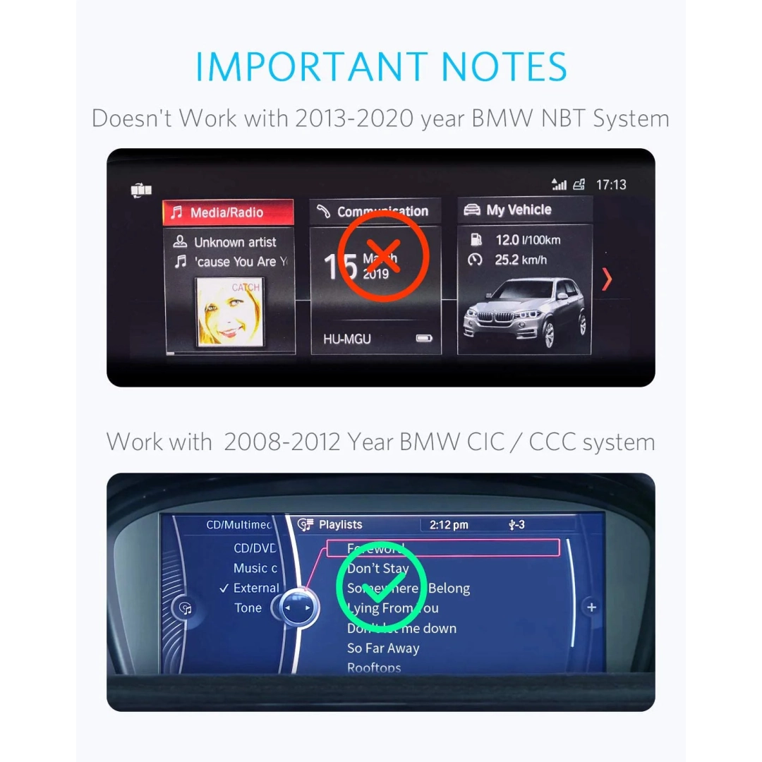 INVERY Airual-300B Bluetooth адаптер для 2012 или более ранних BMW Mini Cooper