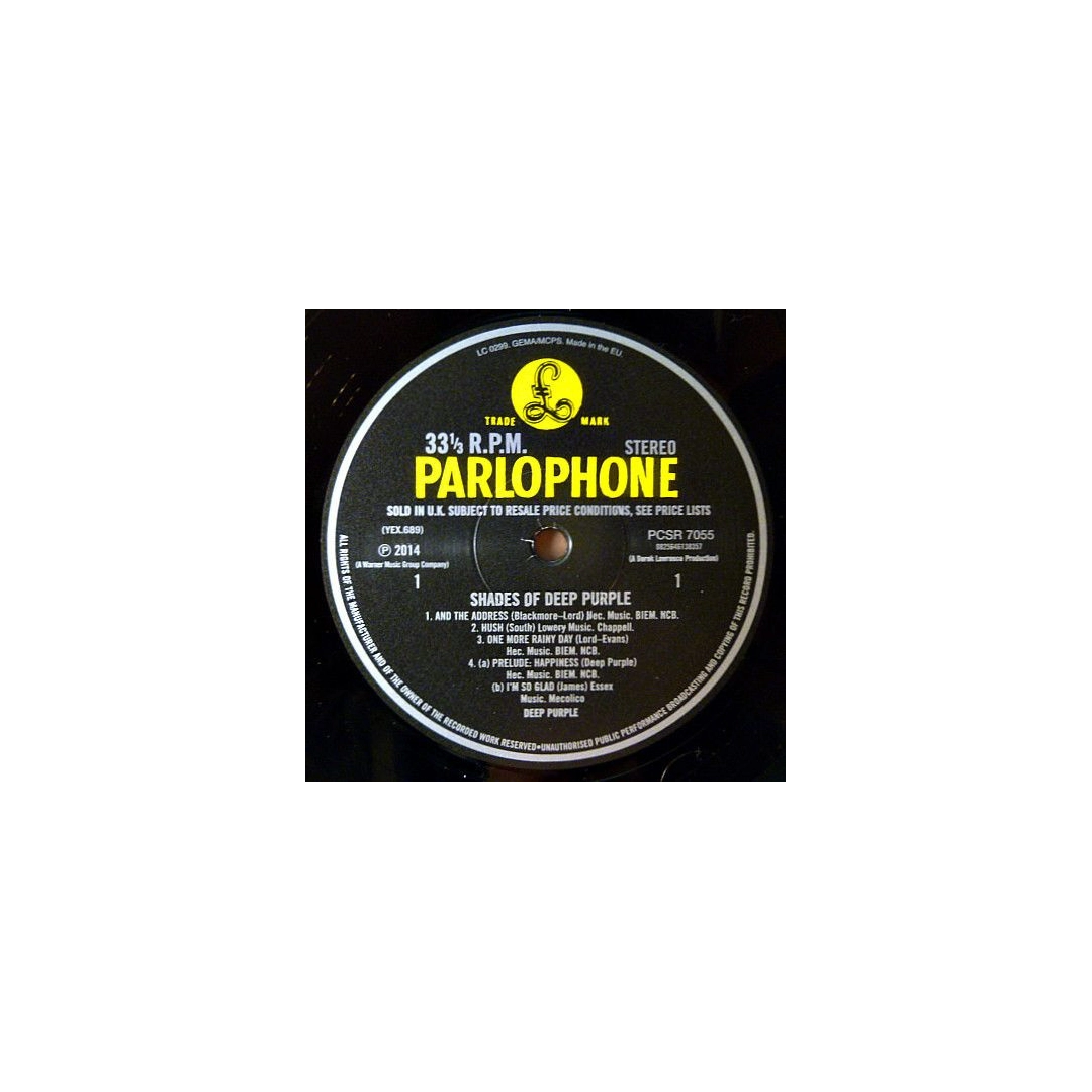 LP Deep Purple: Shades Of Deep Purple