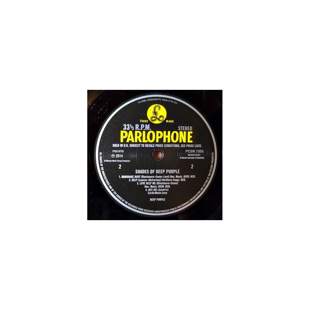 LP Deep Purple: Shades Of Deep Purple