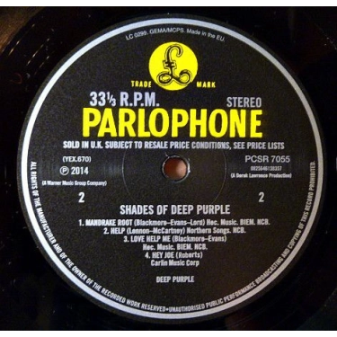 LP Deep Purple: Shades Of Deep Purple