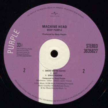 Вінілова платівка LP2 Deep Purple: Machine Head