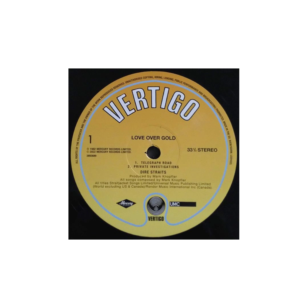 LP Dire Straits: Love Over Gold - RSD 2022 Release