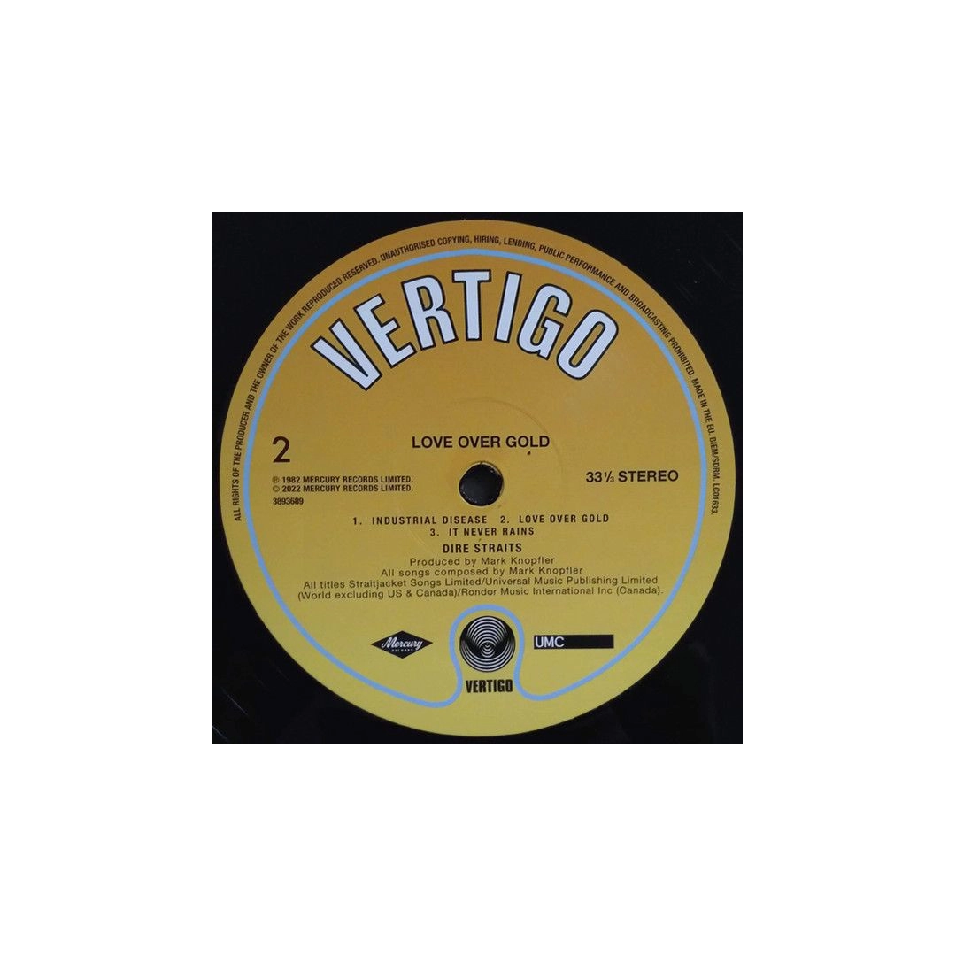 LP Dire Straits: Love Over Gold - RSD 2022 Release