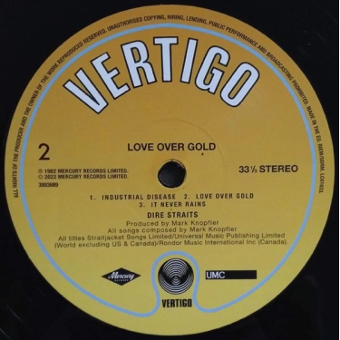 LP Dire Straits: Love Over Gold - RSD 2022 Release