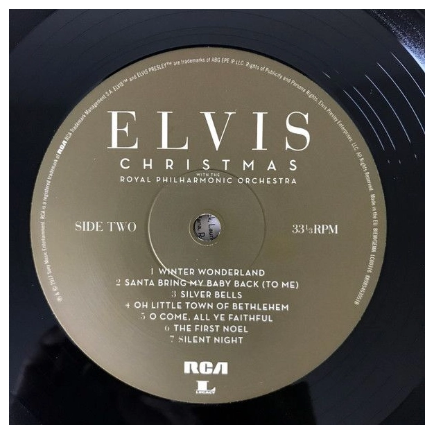 LP Elvis Presley: Christmas With Elvis And The Royal Philharmonic Orchestra