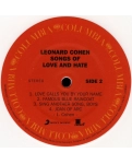 LP Leonard Cohen: Songs Of Love And Hate - White Opaque Vinyl