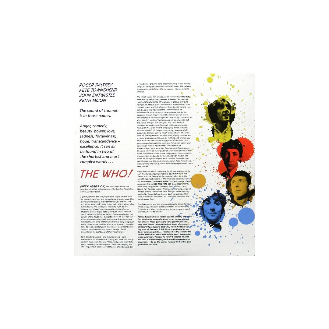 Вінілова платівка LP2 The Who: The Who Hits 50